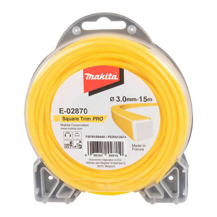Fil carré Square Trim Pro MAKITA E-02870 3mm x 15m