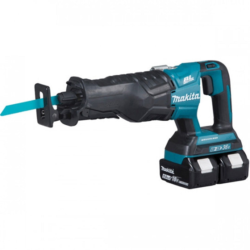 Scie sabre 2x5Ah 36V MAKITA DJR360PT2 en coffret + chargeur double