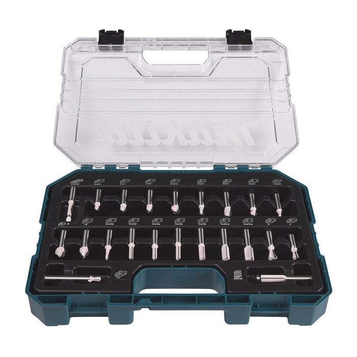 Coffret de 22 fraises à rainurer MAKITA D-74784