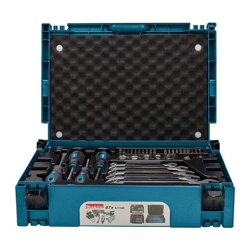 Coffret MAKPAC de 87 outils à main MAKITA E-11542