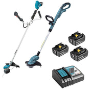 DLXRT01 MAKITA 2 outils de jardin - 18V LXT (DUR368AZ + DUR193Z + 3 x 5Ah + DC18RC)
