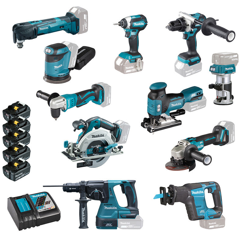 Kit de 11 outils LXT® 18V MAKITA DLX1122JX1