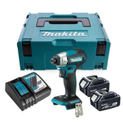 Visseuse à chocs 140Nm Brushless 2x3Ah 18V LXT ® MAKITA DTD157RFJ en MAKPAC