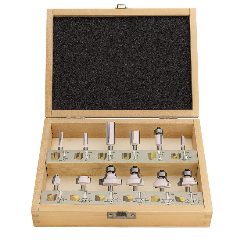 Coffret de 12 Fraises queue de 6 mm MAKITA D-57065