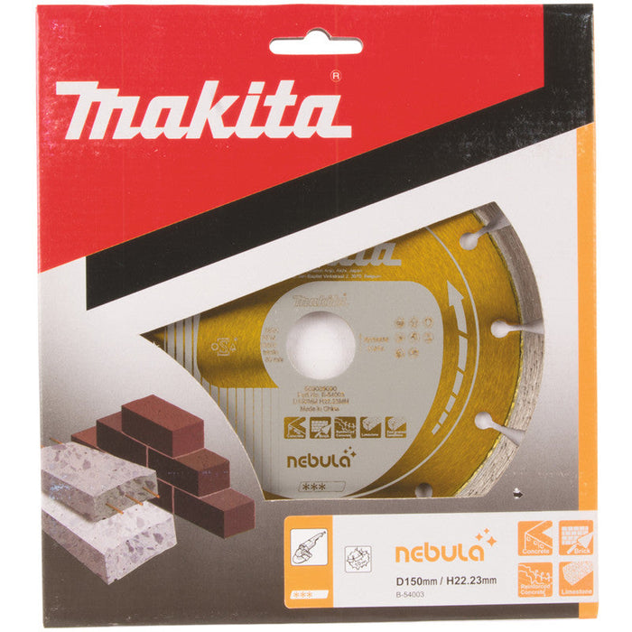 Disque diamant Nebula 150 LASER MAKITA B-54003  Ø 150 mm