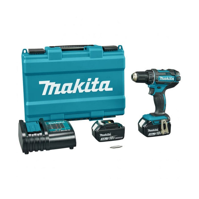 Perceuse-visseuse 2x3 Ah 18V LXT® MAKITA DDF482SFE en coffret