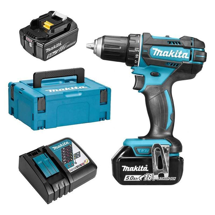 Perceuse-visseuse MAKITA DDF482RTJ 18 V Li-Ion (2 x 5 Ah) Ø 13 mm